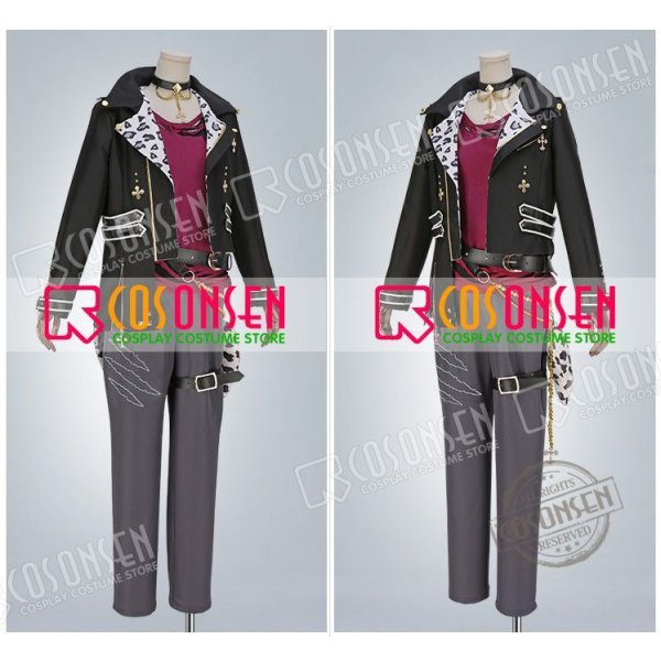 画像3: あんさんぶるスターズ あんスタ 追憶＊それぞれのクロスロード 大神晃牙 コスプレ衣装 (3)