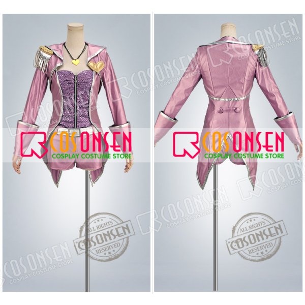 画像4: リーグ・オブ・レジェンド 九尾の狐 ポップスター Ahri アーリ コスプレ衣装 (4)