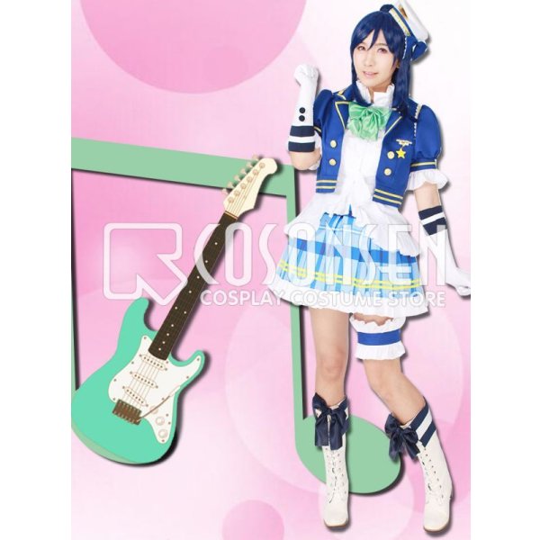 画像6: Love Live! ラブライブ! サンシャイン!! Aqours スクフェス夏 高海千歌 桜内梨子 松浦果南 黒澤ダイヤ 渡辺曜 津島善子 国木田花丸 小原鞠莉 黒澤ルビィ  コスプレ衣装 全員リボンタイ付き (6)