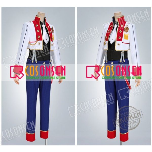 画像3: 【25%OFF】あんさんぶるスターズ あんスタ 金色の風*励ましのウィッシングライブ 仙石忍 コスプレ衣装 (3)