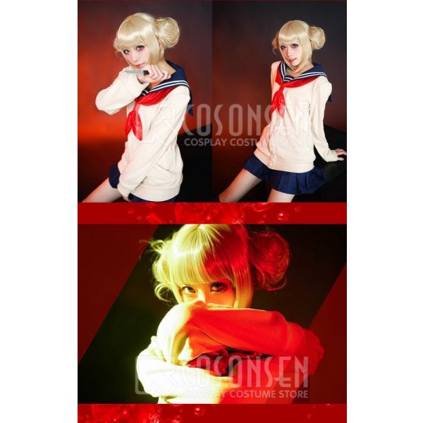 画像3: 僕のヒーローアカデミア 渡我被身子 制服 セーラー服 コスプレ衣装 (3)