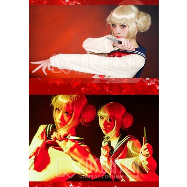 画像4: 僕のヒーローアカデミア 渡我被身子 制服 セーラー服 コスプレ衣装 (4)