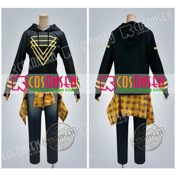 画像15: A3!(エースリー) 夏組 斑鳩三角 コスプレ衣装 (15)