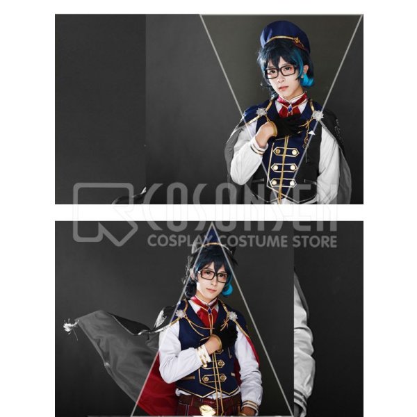 画像15: あんさんぶるスターズ あんスタ スカウト!ビブリオ 青葉つむぎ コスプレ衣装 (15)