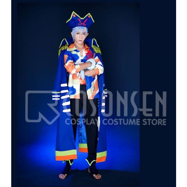 画像3: A3!(エースリー) 夏組 抜錨!スカイ海賊団 斑鳩三角 コスプレ衣装 (3)