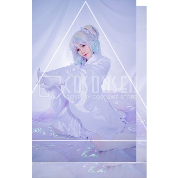 画像5: 宝石の国 寝巻き 冬眠 ダイヤモンド コスプレ衣装 (5)