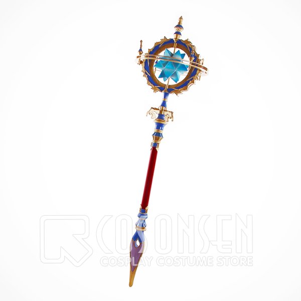 画像2: Fate Grand Order FGO レオナルド・ダ・ヴィンチ 杖 コスプレ道具 160cm (2)