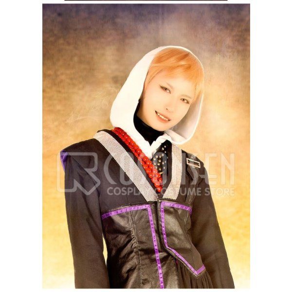 画像3: 【20%OFF】刀剣乱舞 ミュージカル2部ライブ衣装 阿津賀志山異聞 岩融 コスプレ衣装 黒コート付き (3)