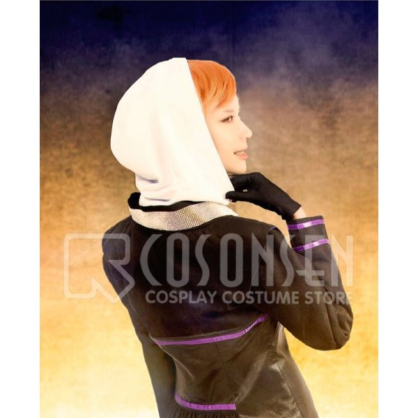 画像6: 【20%OFF】刀剣乱舞 ミュージカル2部ライブ衣装 阿津賀志山異聞 岩融 コスプレ衣装 黒コート付き (6)