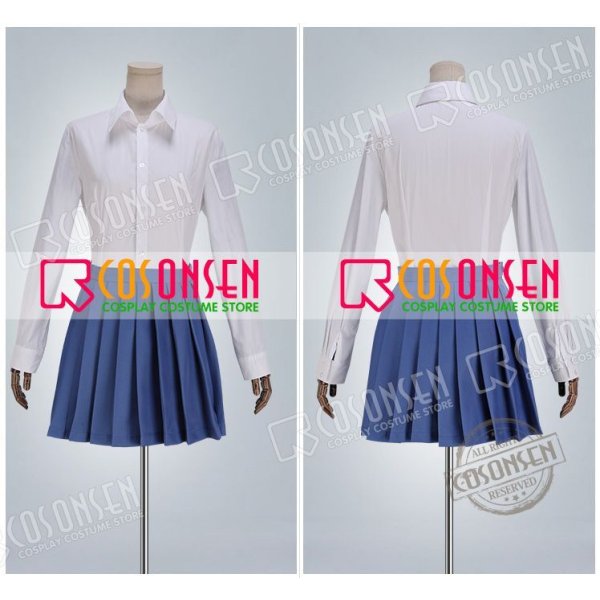 画像5: Doki Doki Literature Club! ドキドキリテラチャークラブ DDLC Monika もにか モニカ 制服 コスプレ衣装 (5)