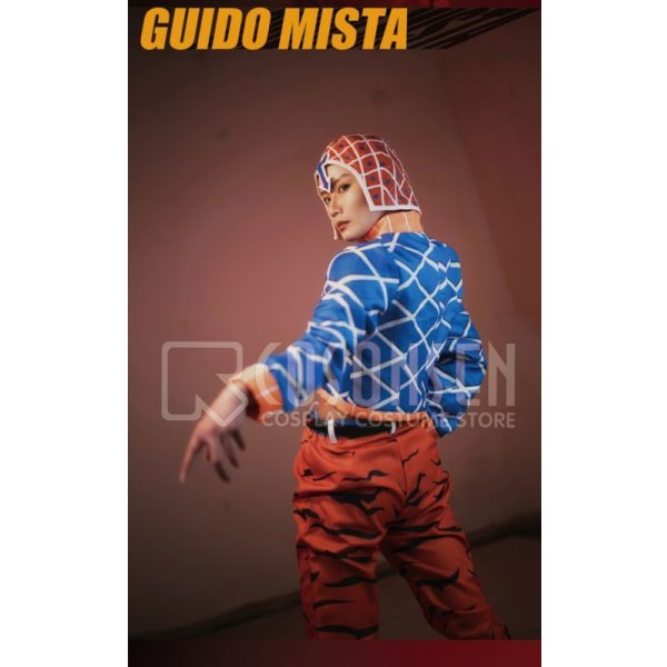 画像9: ジョジョの奇妙な冒険 第5部 グイード・ミスタ コスプレ衣装 (9)