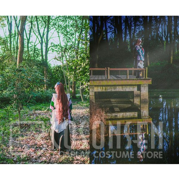 画像8: ローゼンメイデン0-ゼロ- 大正浪漫風 翠星石 コスプレ衣装 (8)