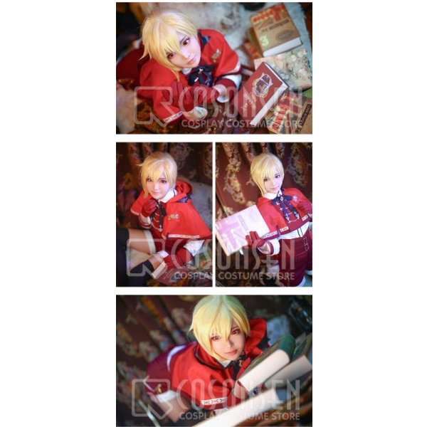 画像7: 【25%OFF】あんさんぶるスターズ あんスタ スカウト!狼と赤ずきん 仁兎なずな 赤ずきん衣装 コスブレ衣装 (7)