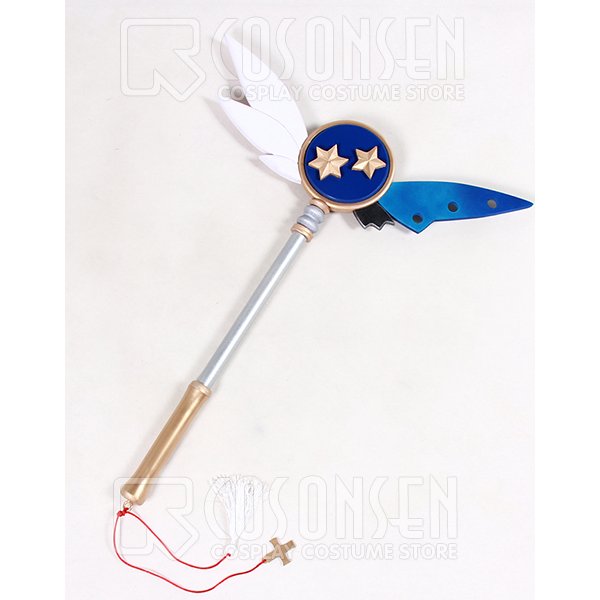 画像1: Fate/Grand Order FGO マスター イリヤスフィール・フォン・アインツベルン 魔法の杖 カレイドステッキ コスプレ道具 60cm (1)