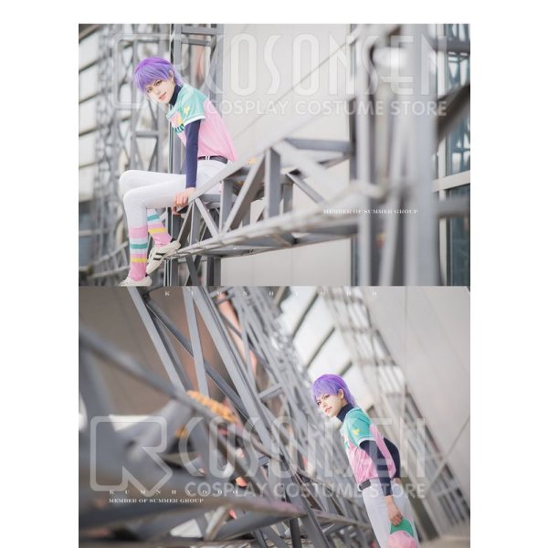 画像6: A3!(エースリー) 初恋甲子園 2期PV 夏組 野球ユニホーム 皇天馬 三好一成 向坂椋 兵頭九門 コスプレ衣装 (6)