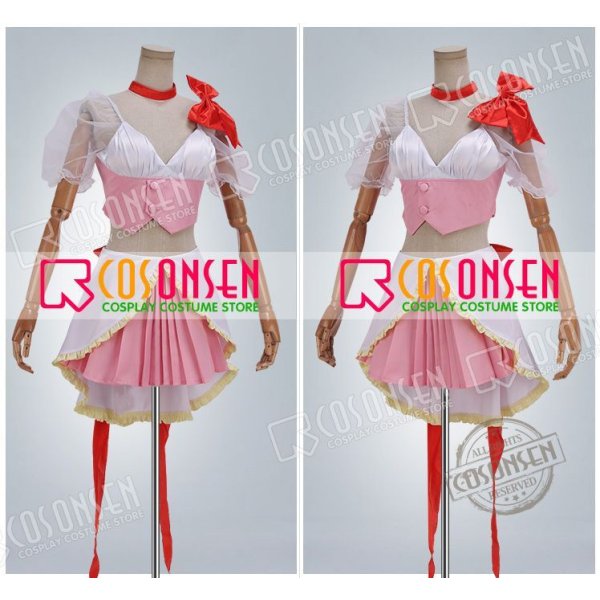 画像9: 魔法少女 俺 変身前 卯野さき コスプレ衣装 (9)