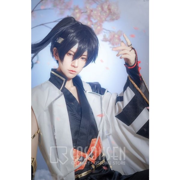 画像5: ツキウタ。 ダンスライブ ツキステ。月歌奇譚 夢見草 卯月新 コスプレ衣装 (5)