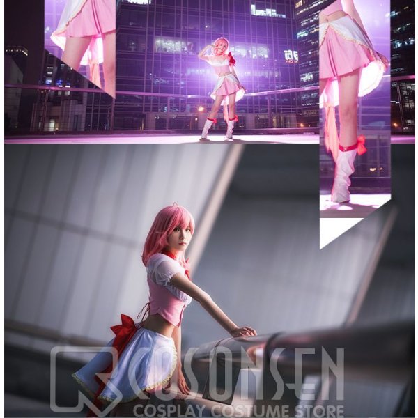 画像5: 魔法少女 俺 変身前 卯野さき コスプレ衣装 (5)