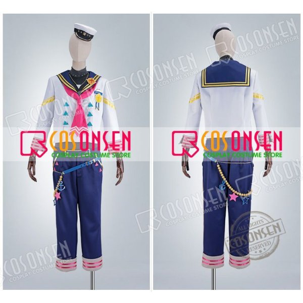 画像4: 【25%OFF】あんさんぶるスターズ あんスタ 航海!早春のクルージングライブ 葵ひなた コスプレ衣装 (4)