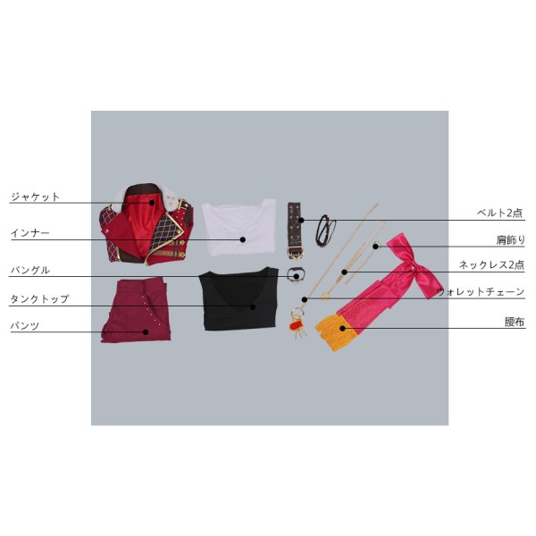 画像11: 【25%OFF】あんさんぶるスターズ あんスタ デコレート深紅のショコラフェス 乙狩アドニス コスプレ衣装 (11)