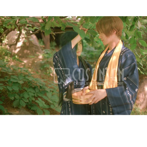 画像3: 刀剣乱舞 とうらぶ 大江戸温泉 にっかり青江 コスプレ衣装 (3)