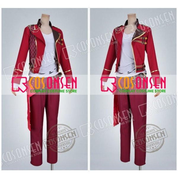 画像3: あんさんぶるスターズ あんスタ デコレート 深紅のショコラフェス 朔間零 大神晃牙 コスプレ衣装 (3)