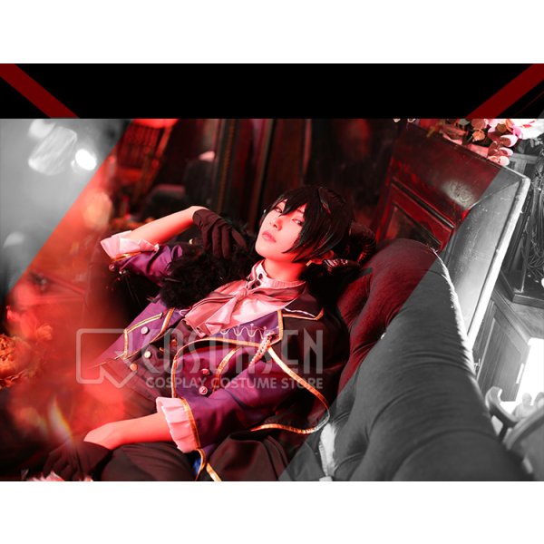 画像4: あんさんぶるスターズ あんスタ スカウト！悪魔の館 朔間凛月 コスプレ衣装 (4)