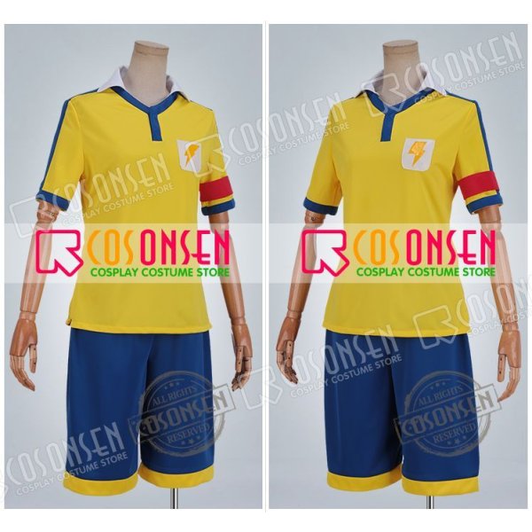 画像3: イナズマイレブン 神童拓人 松風天馬 雷門中ユニフォーム コスプレ衣装 (3)