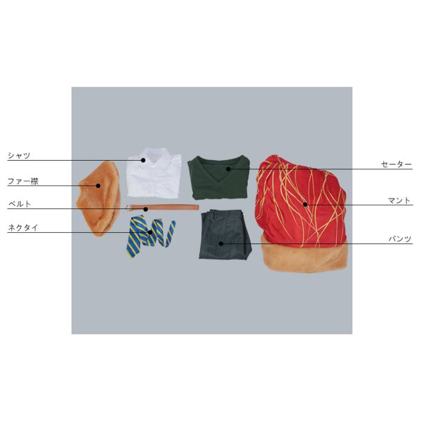 画像17: 【25%OFF】Fate/Grand Order FGO ウェイバー・ベルベット エルメロイII 諸葛孔明 コスプレ衣装 第三再臨 キャスター (17)