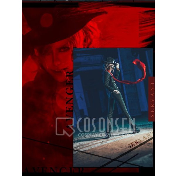 画像8: 【25%OFF】Fate/Grand Order FGO 巌窟王 エドモン・ダンテス コスプレ衣装  霊基再臨 第一段階 アヴェンジャー (8)