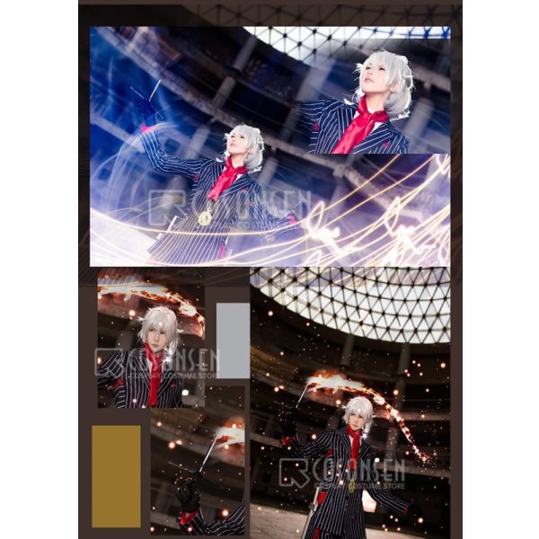 画像6: Fate/Grand Order FGO アントニオ・サリエリ コスプレ衣装 霊基再臨 第二段階 スーツ (6)