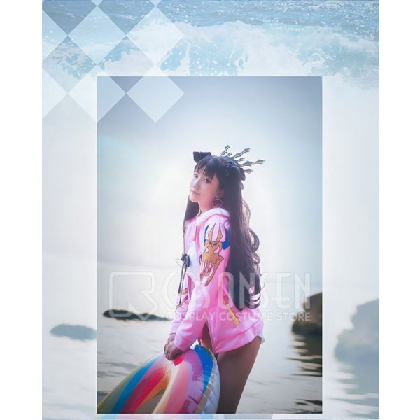 画像8: 【25%OFF】Fate/Grand Order FGO ライダー 最終再臨 イシュタル 水着 コスプレ衣装 (8)