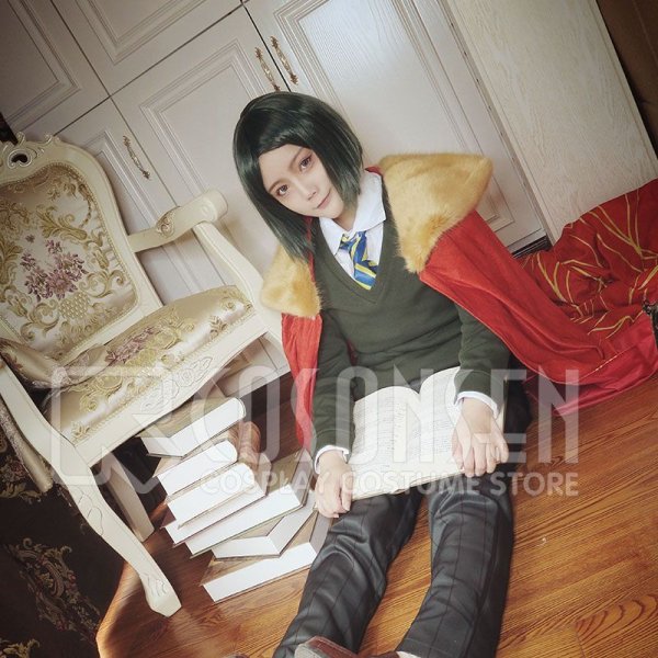 画像1: Fate/Grand Order FGO ウェイバー?ベルベット エルメロイII 諸葛孔明 コスプレ衣装 第三再臨 キャスター (1)
