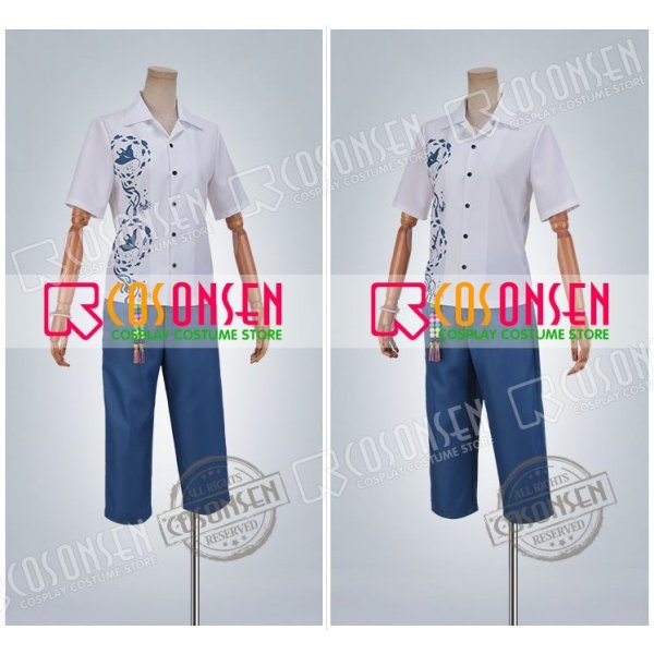 画像3: 刀剣乱舞 とうらぶ 千代金丸 内番 コスプレ衣装 (3)