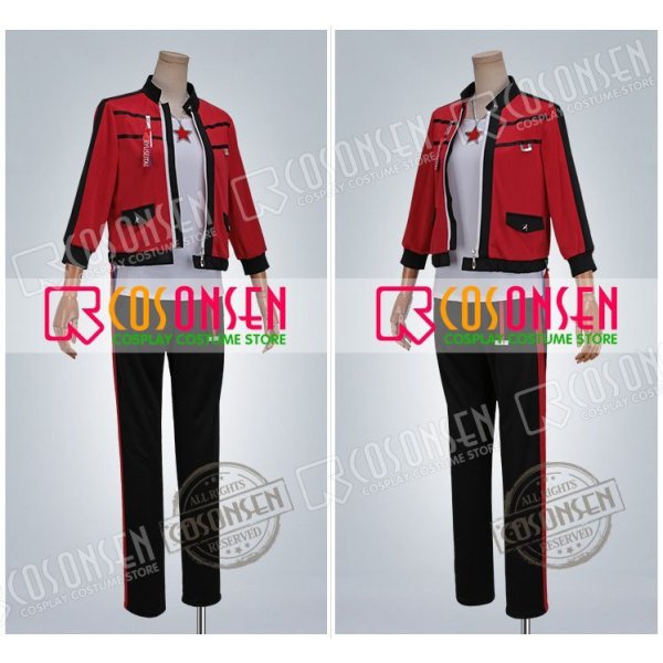 画像9: 【25％OFF】あんさんぶるスターズ あんスタ 学院祭★ドタバタの駆け出しヒーロー 流星隊 守沢千秋 コスプレ衣装 (9)