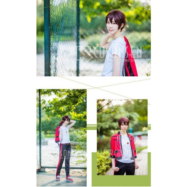 画像5: 【25％OFF】あんさんぶるスターズ あんスタ 学院祭★ドタバタの駆け出しヒーロー 流星隊 守沢千秋 コスプレ衣装 (5)