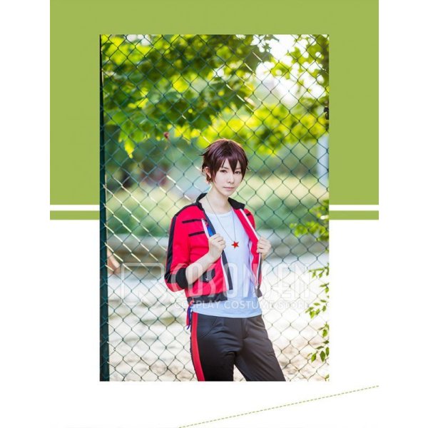 画像4: 【25％OFF】あんさんぶるスターズ あんスタ 学院祭★ドタバタの駆け出しヒーロー 流星隊 守沢千秋 コスプレ衣装 (4)