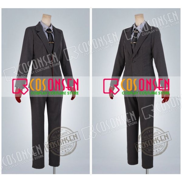 画像3: ヒプノシスマイク MAD TRIGGER CREW 45 Rabbit 入間銃兎 コスプレ衣装 修正版 (3)