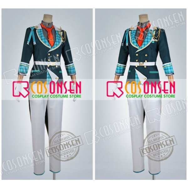 画像3: あんさんぶるスターズ あんスタ 春風*アイコニックなブックフェア 青葉つむぎ コスプレ衣装 (3)