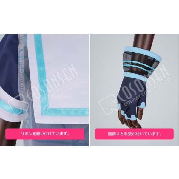 画像7: 【25％OFF】あんさんぶるスターズ あんスタ アミューズメント☆ネコとウサギのライブパーティ 仁兎なずな コスプレ衣装 (7)