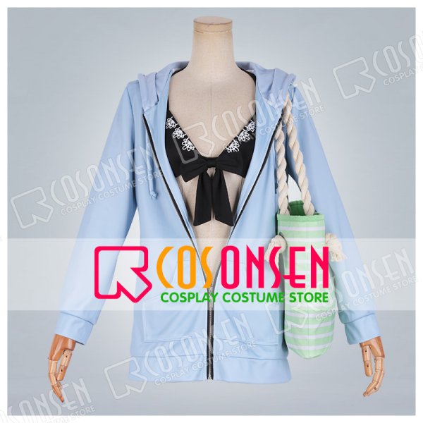 画像8: 【25%OFF】Fate/Grand Order FGO 水着 ジャンヌ・ダルク コスプレ衣装 (8)