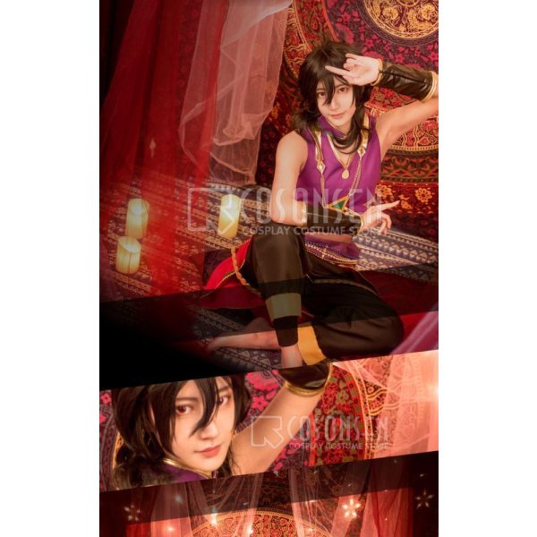 画像4: 【25%OFF】あんさんぶるスターズ あんスタ 灼熱!南国景色とサマーバカンス 朔間零 コスプレ衣装 (4)