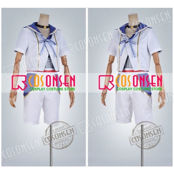 画像3: あんさんぶるスターズ あんスタ スカウト!ブルーフィラメント 朱桜司 コスプレ衣装 (3)