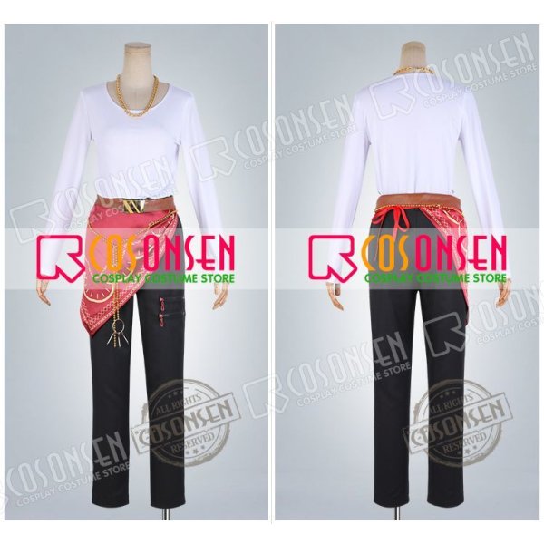 画像13: 【25%OFF】あんさんぶるスターズ あんスタ Saga*かけ上がるレインボーステージ 守沢千秋 コスプレ衣装 刺繍版 (13)