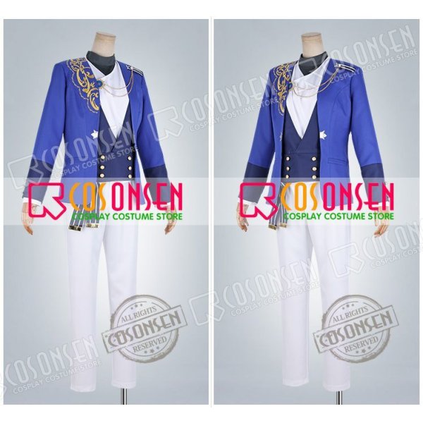 画像3: 【25%OFF】あんさんぶるスターズ あんスタ Saga*かけ上がるレインボーステージ 椚章臣 コスプレ衣装 (3)