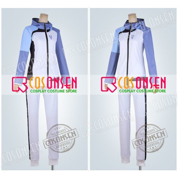 画像3: Free!-Dive to the Future- フリー 第3期 霜狼学院大学 ジャージ 桐嶋郁弥 遠野日和 コスプレ衣装 刺繍版 (3)