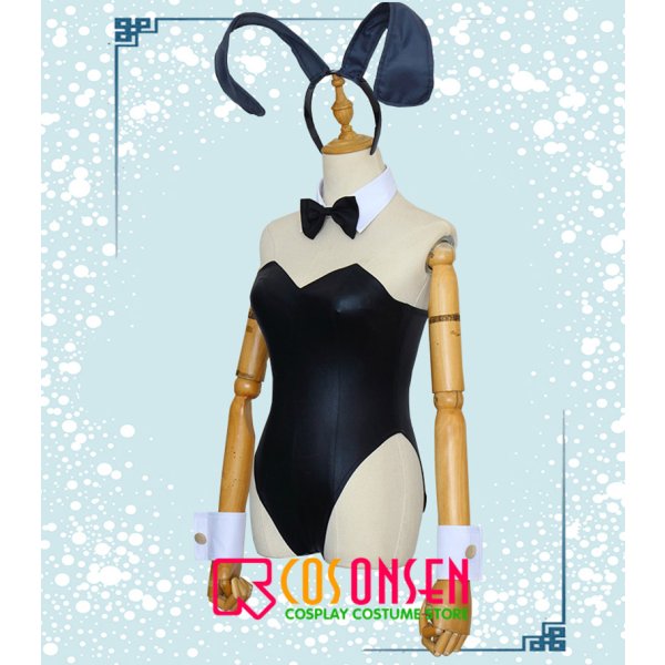 画像3: 青春ブタ野郎はバニーガール先輩の夢を見ない 桜島麻衣  バニー衣装 コスプレ衣装 (3)