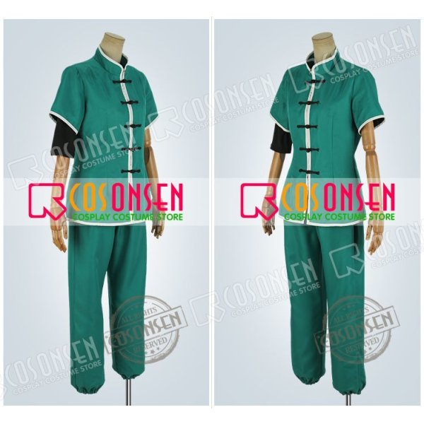 画像3: 僕のヒーローアカデミア カンフーコスチューム 緑谷出久 コスプレ衣装 (3)