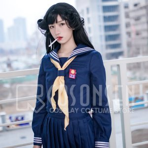 画像: 今日から俺は 京子 学生服 スケバン セーラー服 コスプレ衣装 ロングスカート