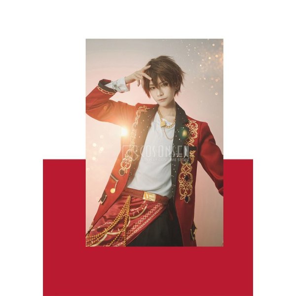 画像9: 【25%OFF】あんさんぶるスターズ あんスタ Saga*かけ上がるレインボーステージ 守沢千秋 コスプレ衣装 刺繍版 (9)